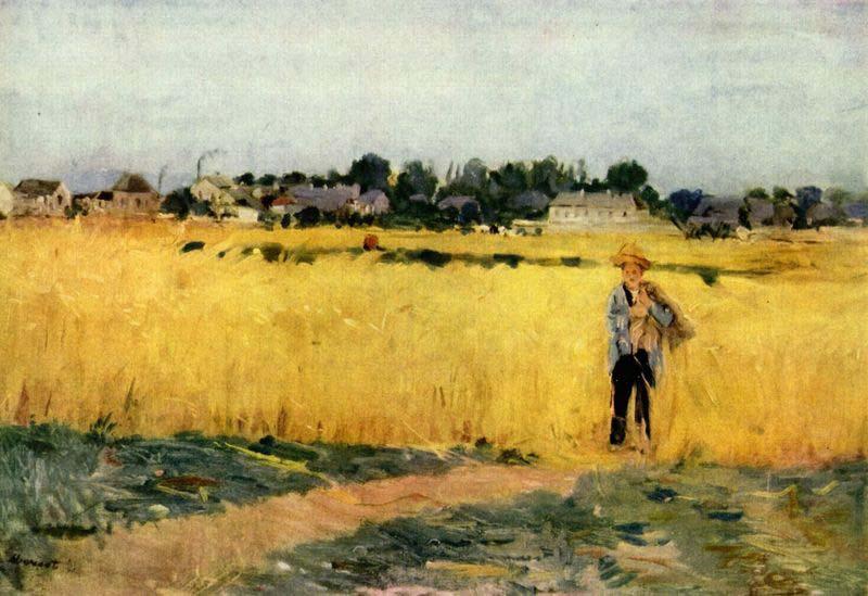 Berthe Morisot Grain field Germany oil painting art
